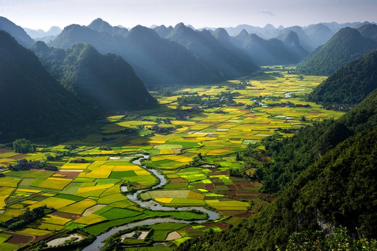 Bình minh trên thung lũng Bắc Sơn