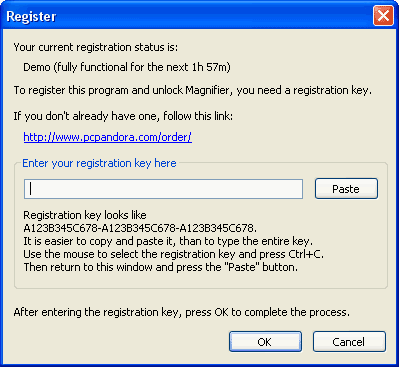 PC Pandora Register