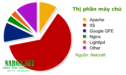 Thị phần máy chủ năm 2008