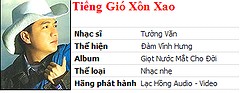 Tiếng gió xôn xao - Đàm Vĩnh Hưng