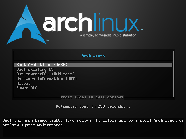 Bắt đầu với ArchLinux