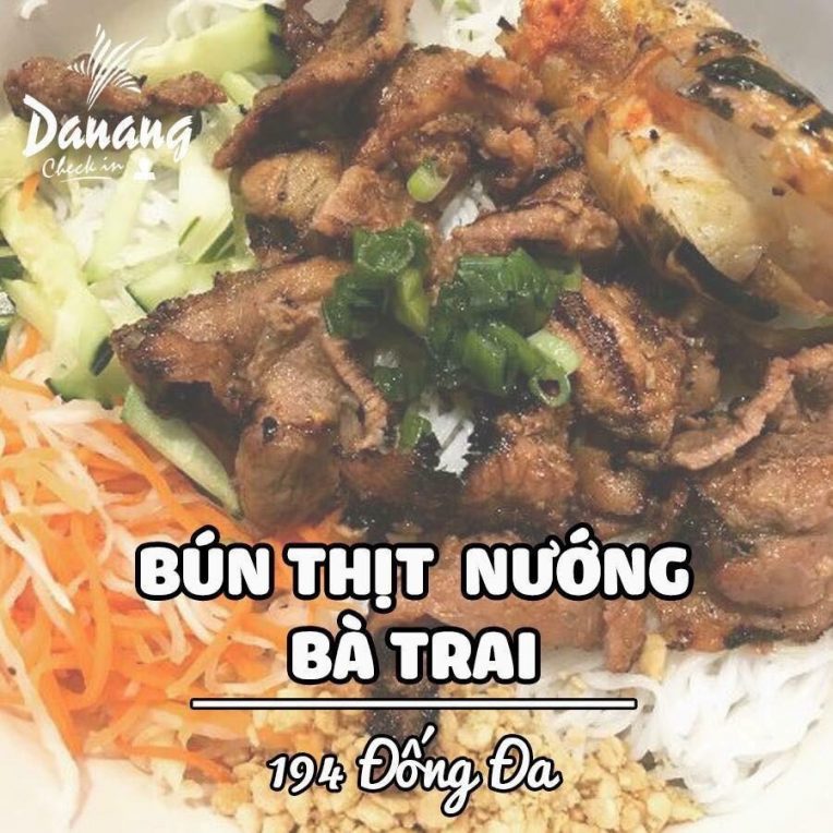 Bún Thịt nướng Bà Trai