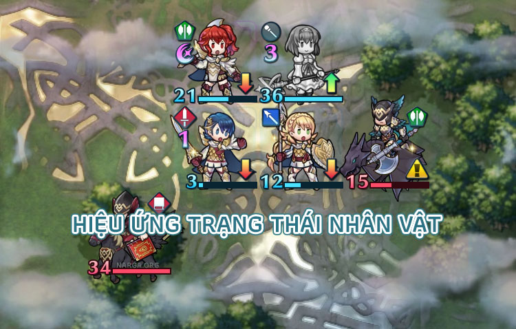 Hiệu ứng trạng thái nhân vật trong Fire Emblem Heroes